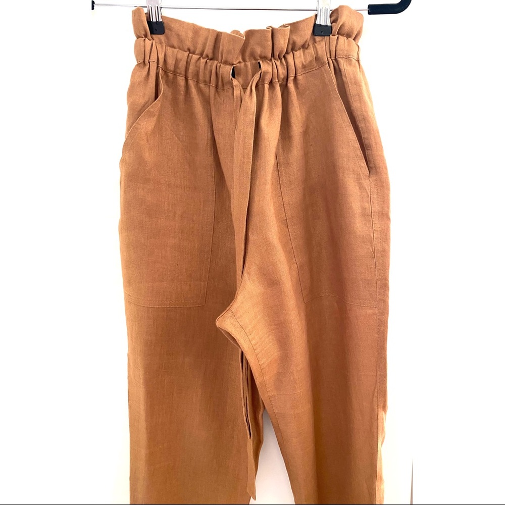 A.L.C. Linen 
Callum Paperbag Waist Pants - Picture 7 of 13